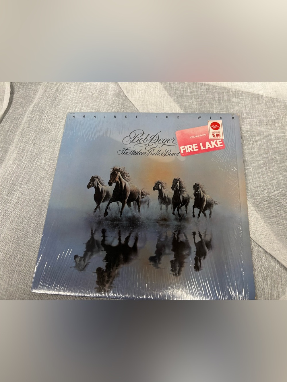 Vinyl Lp Bob Seger &Silver Bullet Band Against The Wind 1980 SHRINK W/Hype #926